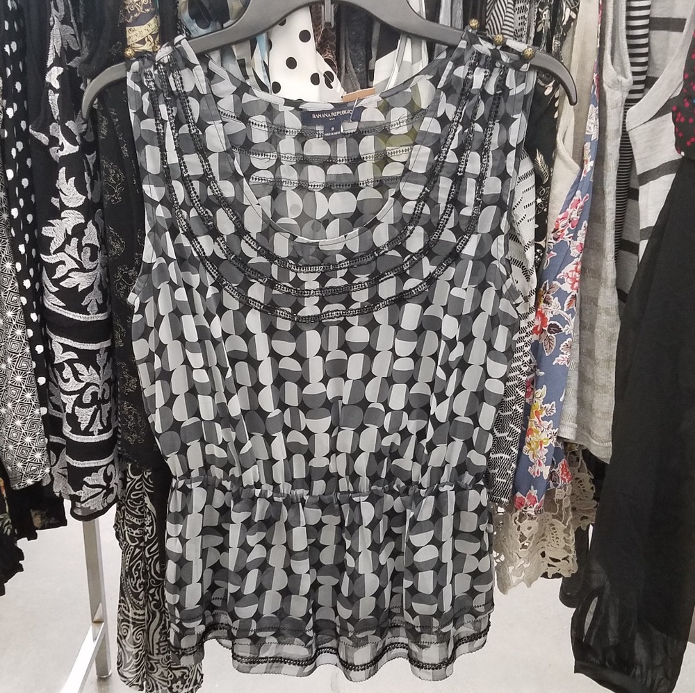 Banana republic sheer top